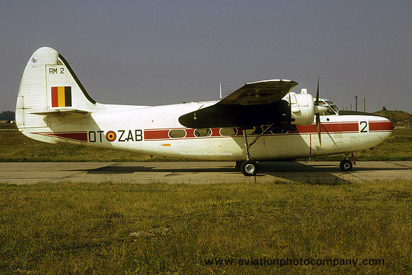 Belgian Air Force 15 Wing 21 Sml Hunting Percival Pembroke C.51 RM2/OT-ZAB (1974)