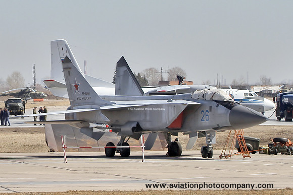 Russian Air Force Mikoyan MiG-31 Foxhound RF-92466/26 (2017)