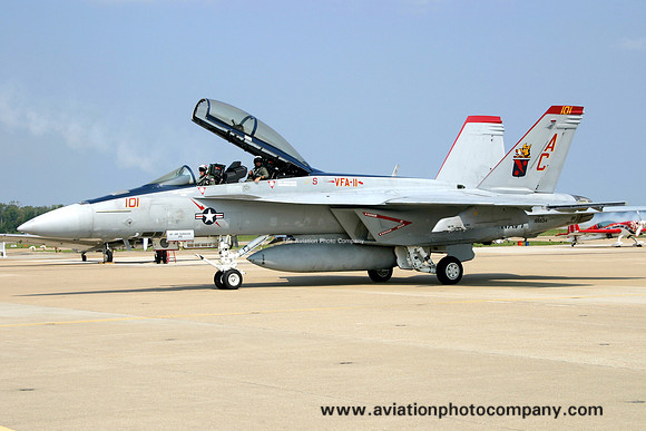US Navy VFA-11 McDonnell Douglas F/A-18F Super Hornet 166634/AC-101 (2006)