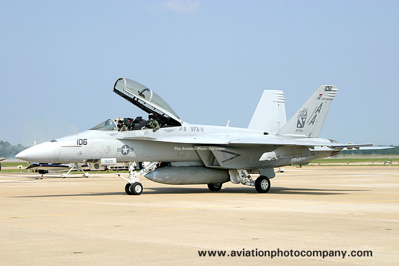 US Navy VFA-11 McDonnell Douglas F/A-18F Super Hornet 166631/AA-106 (2006)
