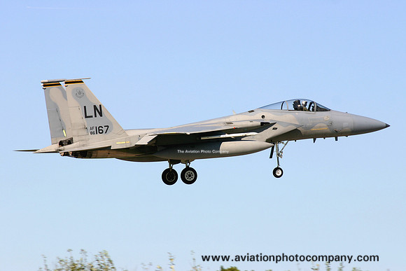 USAF 48th Fighter Wing 493rd Fighter Squadron McDonnell Douglas F-15C Eagle 86-0167/LN (2006)