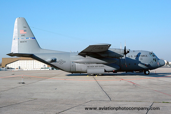 USAF Nevada Air National Guard 192nd Airlift Squadron Lockheed C-130H Hercules 79-0474 (2005)