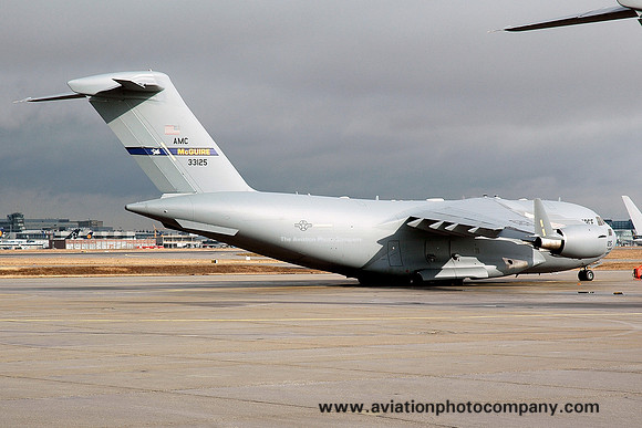 USAF 305th Air Mobility Wing McDonnell Douglas C-17A Globemaster 03-3125 at Rhein Main (2005)
