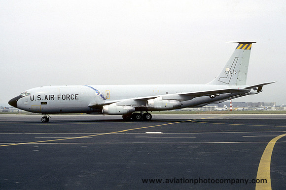 USAF 42nd Bomb Wing Boeing KC-135A Stratotanker 56-3637 at Rhein Main (1987)
