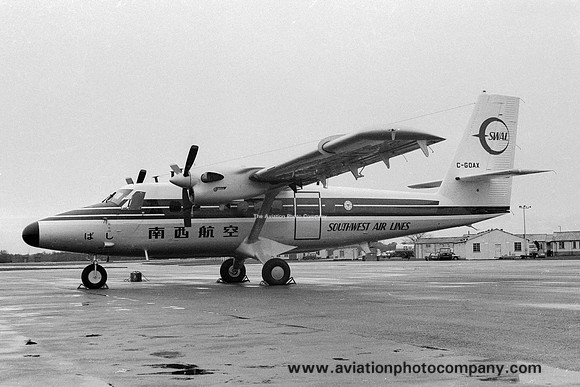 Southwest Air Lines DHC-6-300 Twin Otter C-GOAX (1974)