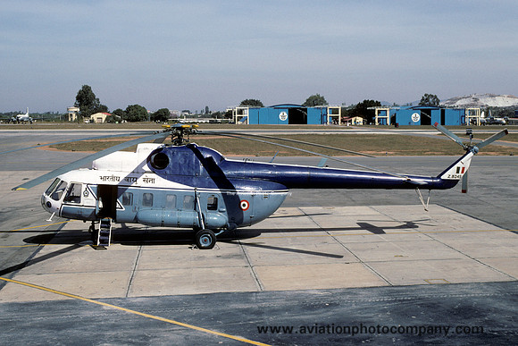 Indian Air Force Mil Mi-8 Z3045 in VIP colours at Aero India 1996 Yelahanka