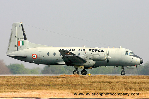 Indian Air Force HAL 748 Srs.2M LFD H-1522 at Aero India (2009)