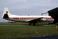 Royal Swazi National Airways Vickers 836 Viscount 3D-ACM at East Midlands (1978)