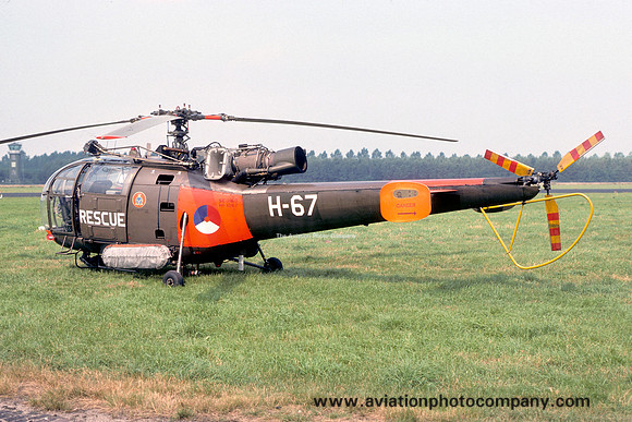 Dutch Air Force Sud Alouette III H-67 (1975)