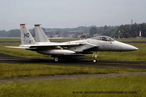 USAF 49 TFW 9 TFS McDonnell Douglas F-15A 77-0109/HO (1986)