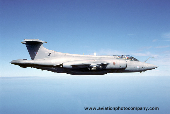 RAF 12 Squadron Blackburn Buccaneer S.2 XW543 Air to Air (1991)