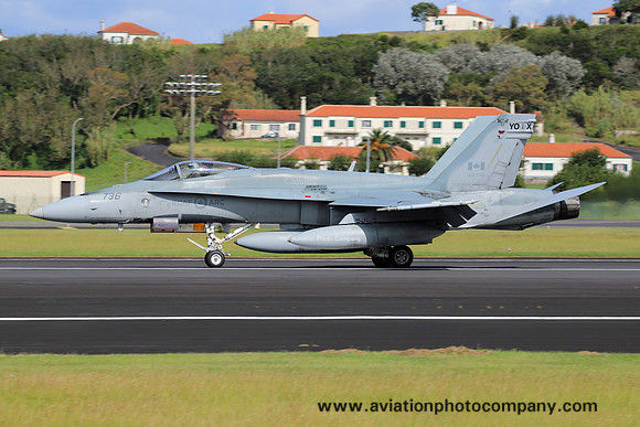 Royal Canadian Air Force McDonnell Douglas CF-188 Hornet 188736 at Lajes (2023)