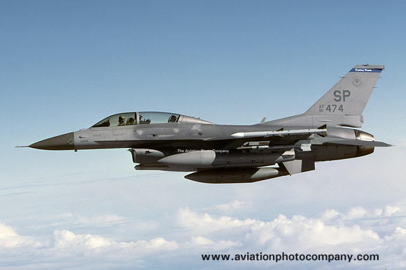 USAF 52 FW 23 FS General Dynamics F-16D Fighting Falcon 91-0474/SP (2004)