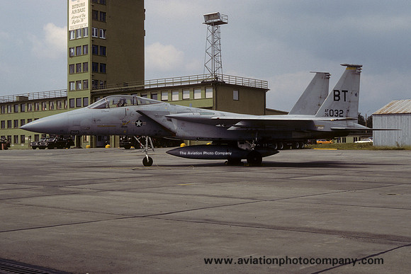 USAF 36 TFW McDonnell Douglas F-15A Eagle 76-0032/BT at Bitburg AB (1980)
