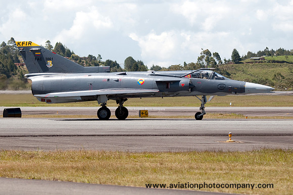 Colombian Air Force ESCOM 111 IAI Kfir C.10 FAC3061 at Rionegro (2013)