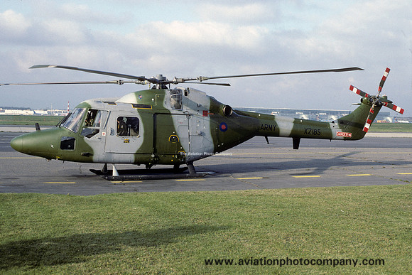 AAC 4 Regiment Westland Lynx AH.7 XZ185 at Rhein Main (1993)