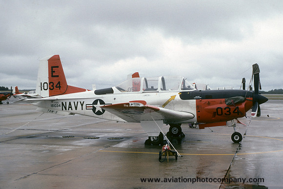 US Navy TAW-5 Beech T-34C Mentor 161034/E (1980)