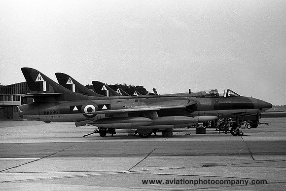 RAF 2 Squadron Hawker Hunter FR.10 WW596/N (1961)