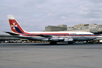 Air Malta Boeing 720-047B 9H-AAK at London Gatwick (1979)