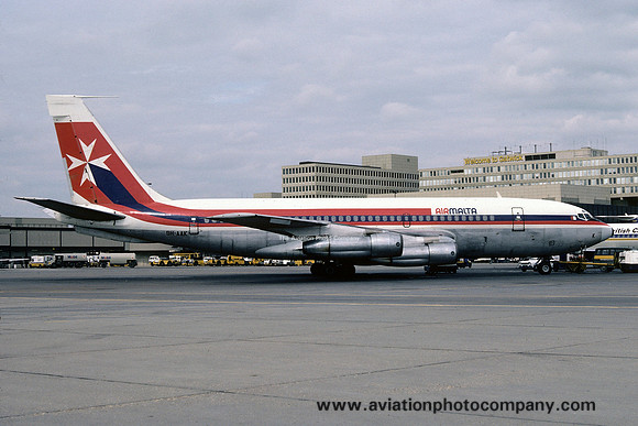 Air Malta Boeing 720-047B 9H-AAK at London Gatwick (1979)
