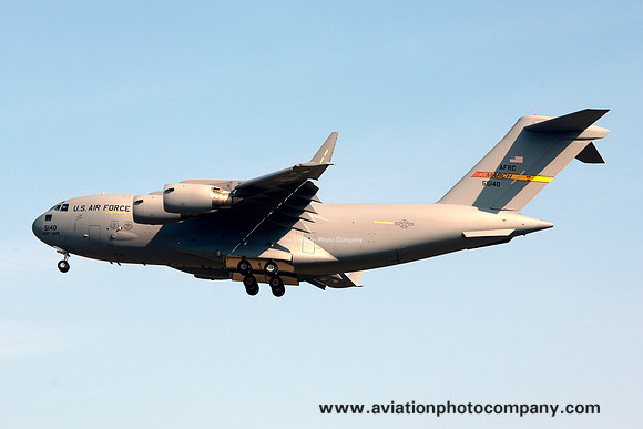 USAF AFRC 452 AMW 729 AS McDonnell Douglas C-17A Globemaster 05-5140 at Ramstein (2012)