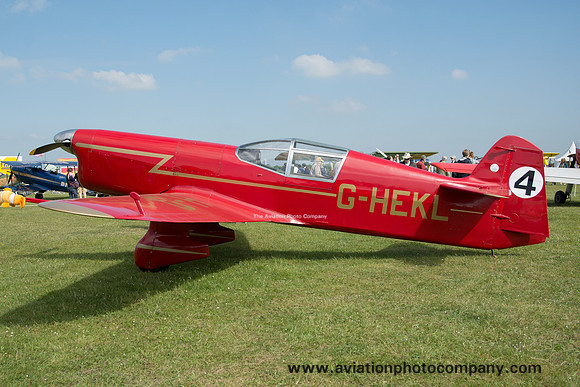 Percival Mew Gull G-HEKL at Le Ferte Alais (2015)