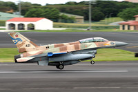 Israeli Defense Forces Lockheed F-16I 421 at Lajes (2009)