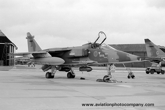 RAF 17 Squadron Sepecat Jaguar GR.1 XX959 at RAF Lossiemouth (1976)