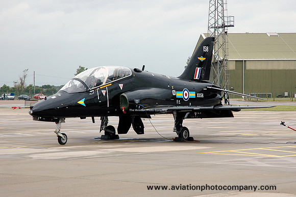 RAF 208 Squadron Hawker Siddeley Hawk T.1A XX158 at RAF Coningsby (2012)