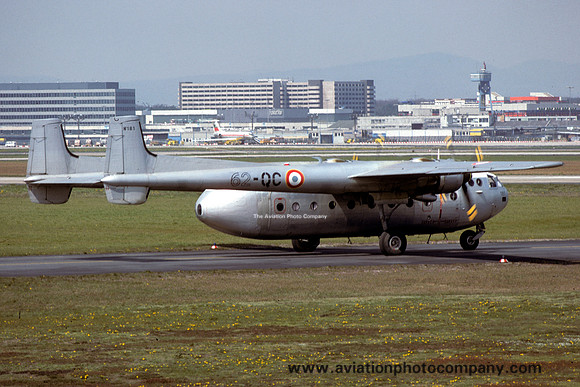 French Air Force ET2/62 Nord Noratlas 181/62-OC at Rhein Main AB (1977)