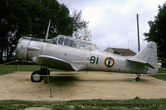 French Navy North American SNJ-5 981 Lorient Lann-Bihoue (1972)