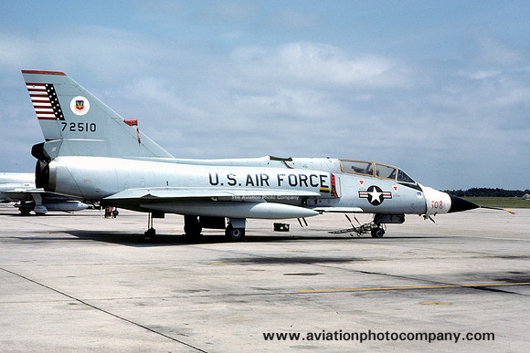 USAF ADWC Convair F-106B Delta Dart 57-2510 (1980)