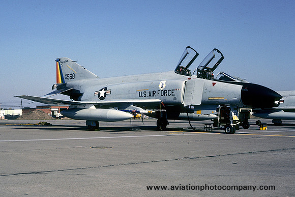 USAF New York ANG 136 FIS McDonnell F-4C Phantom 63-7568 (1982)