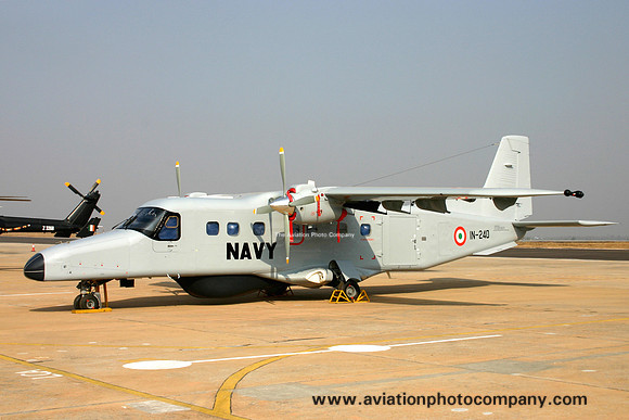 Indian Navy 320 Squadron HAL/Dornier 228-201 IN-240 at Aero India (2009)