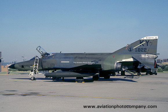 USAF Kentucky ANG 165 TRS McDonnell RF-4C Phantom 65-0822 (1985)