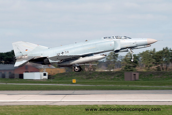 German Air Force JG71 McDonnell F-4F Phantom at Wittmund (2012)