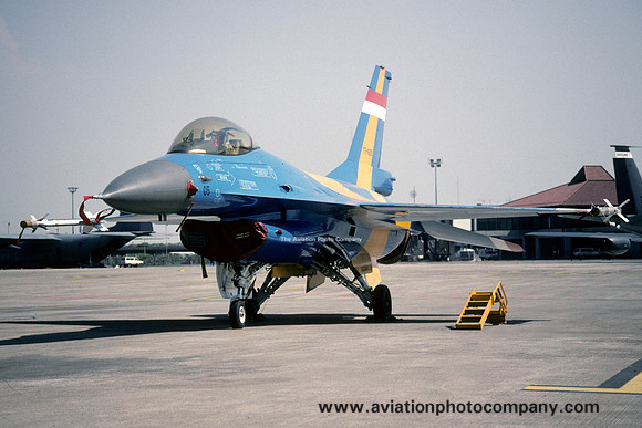 Indonesian Air Force GD F-16A Fighting Falcon TS-1605 (1996)