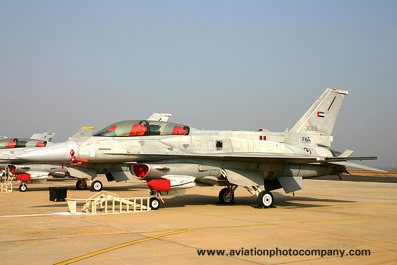 UAE Air Force Lockheed F-16F 3009 at Aero India (2009)