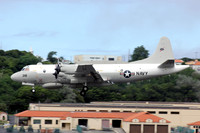 US Navy VQ-1 Lockheed EP-3E 157318 at Lajes (2012)