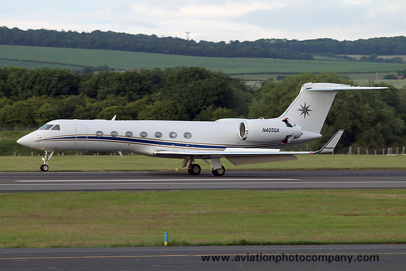 Abberton Ltd Gulfstream G500 N405GA at Prestwick (2016)