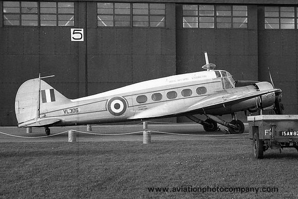 RAF Waddington Station Flight Avro Anson C.19 VL306