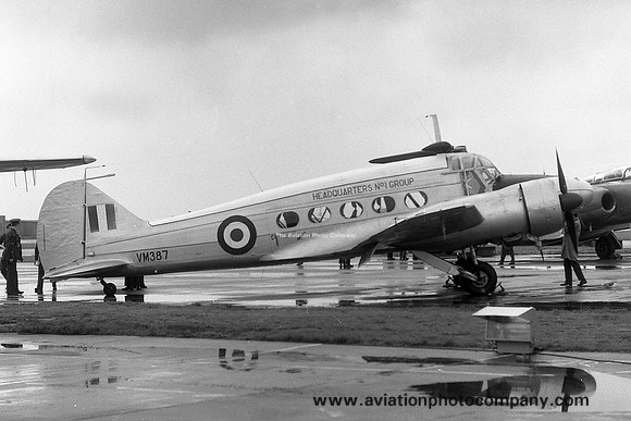 RAF No 1 Group Headquarters Avro Anson C.19 VM387