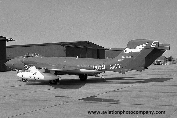 Royal Navy Naval Air Support Unit (899 Squadron marks) De Havilland Sea Vixen FAW.2 XJ579/E (1971)