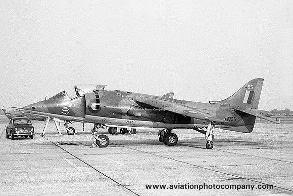 RAF 233 OCU Hawker Siddeley Harrier GR.1 XV755/55