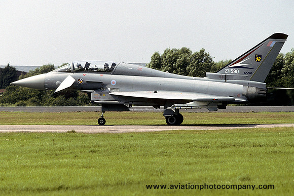 BAe Eurofighter 2000 ZH590 at Warton (1997)