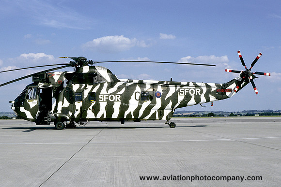 Royal Navy 845 Squadron SFOR Westland Sea King HC.4 ZA297/C (1997)