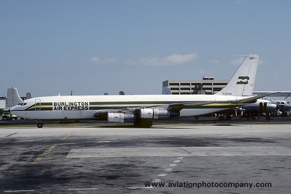 Burlington Air Express Boeing 707-321C N864BX (1986)