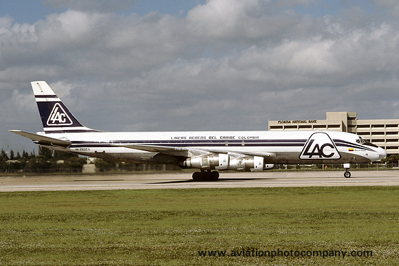 Lineas Aereas del Caribe Colombia Douglas DC-8-54F HX-2632-X (1985)
