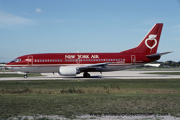 New York Air Boeing 737-3T0 N63305 (1985)
