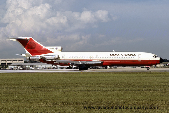 Dominicana (ex Alia) Boeing 727-2D3(A) HI-452 (1985)